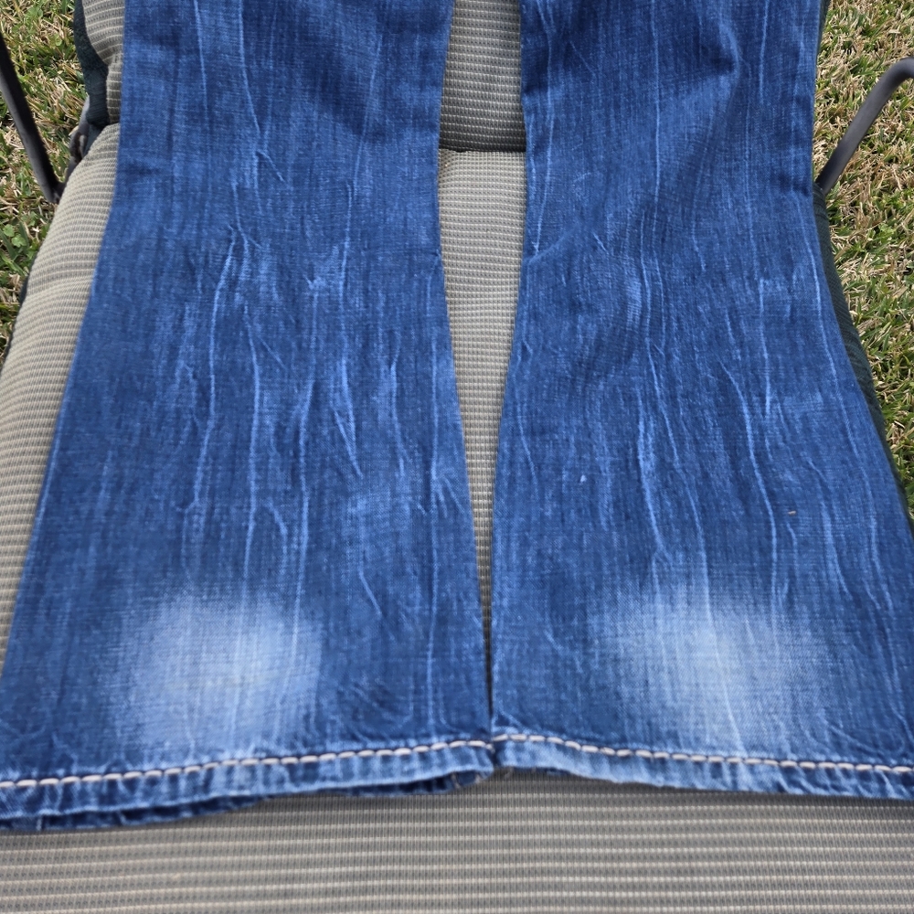Wrangler Rock 47 Denim Mens Jeans Slim Boot 30x30 - Picture 8 of 9